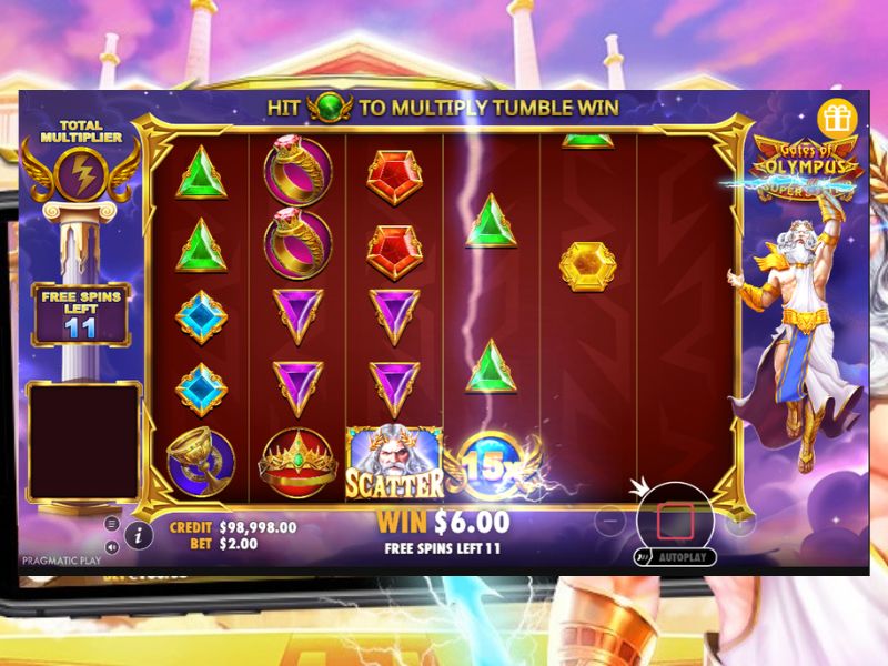 Faites vos paris sur Zamba et jouez à la machine à sous Gates of Olympus