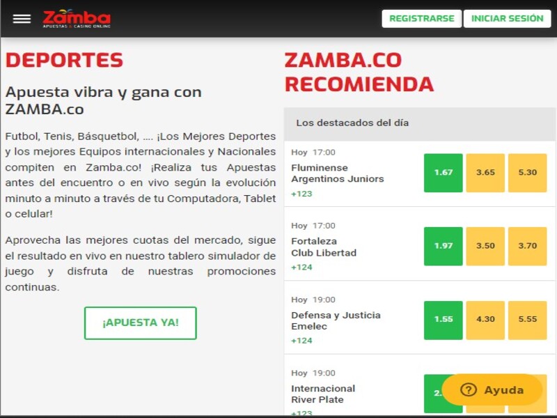 Completa el formulario de registro en Zamba